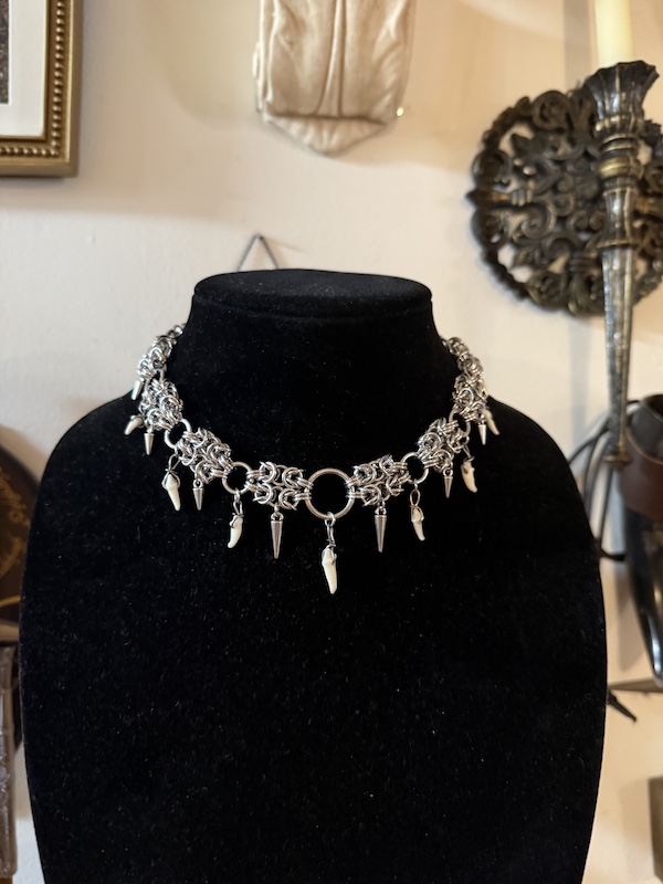 Coyote tooth necklace